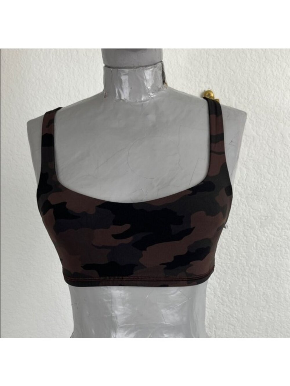 Lululemon Free To Be Bra Incognito Camo Multi Brown Black Camouflage Sports Bra